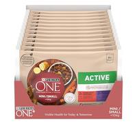 Purina One Active - Salsa húmeda para Perro de Ternera y Pato, 48 Sobres de 85 g