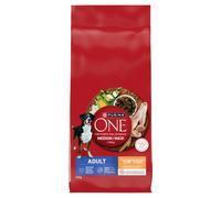 PURINA ONE Adult Medium/Maxi Pienso para perros adultos rico en pollo con arroz 12 kg