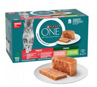 Purina One Adult Terrine Pollo y Salmón 4 x 85 g - Comida húmeda para gatos