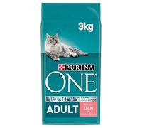 PURINA ONE Bifensis Adult Alimento seco para Gatos: Rico en salmón, fortalece Las defensas Naturales, para Huesos, Piel, Dientes y tracto urinario sanos, a Partir de 1 año