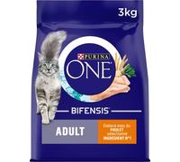 PURINA ONE Bifensis Adulto | Croquetas de pollo para gatos adultos | Bolsa de 3 kg