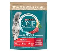 Purina ONE Bifensis Comida Pienso para Gato Esterilizado Adulto Buey y Trigo, Bolsa de 800g