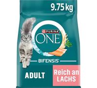 PURINA One Bifensis Croquetas de Salmón para Gatos Adultos | Bolsa de 9,75 kg