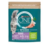 Purina One Bifensis - Delicate Croquetas para Gatos y Pavo 800 g
