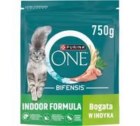 Purina One Bifensis Indoor Formula: Pienso para gatos con pavo, 750 g