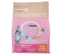PURINA ONE®| BIFENSIS Junior | Gato | Croquetas |Alimento Completo para Gatitos (de 1 a 12 Meses). También Apto para en gestación o Lactancia | Pollo seleccionado| Bolso|2.8Kg