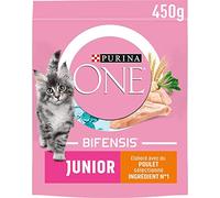 Purina One Bifensis Junior - Pienso para Gatos, 1-12 Meses, Pollo y Cereales, 800 g