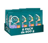 Purina ONE Bifensis pienso gato Bolas de Pelo Pollo 8x800 g