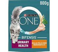 PURINA ONE Bifensis Comida Pienso para gato Adulto Cuidado Tracto Urinario, 8 bolsas de 800g