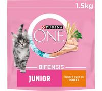 Purina ONE Bifensis Pienso para gatitos Junior Pollo y Cereales 1,5 Kg