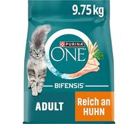Purina One Bifensis - Pienso para Gatos Adultos, Pollo y Cereales integrales, 9,75 kg