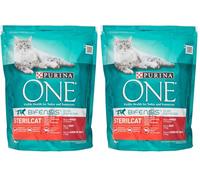 Purina One Bifensis Sterilcat - Pienso para Gatos esterilizados con salmón y Trigo, 800 g (Paquete de 2)