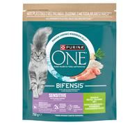 Purina One Cat Sensitive: pienso con pavo para gatos, 750 g
