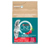 Purina One Cat Sterilcat - Alimento para gatos con carne de res (3 kg)