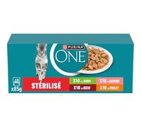 PURINA One Chat Esterilizado Multivariedades 40x85g