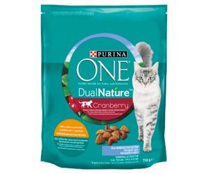 PURINA ONE DualNature Cranberry Alimento para gatos adultos pollo como primer ingrediente 750g