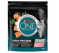 Purina ONE High Protein 900 g. Pienso para gatos adultos con alto contenido en salmón