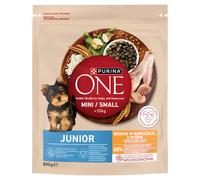 Purina One Junior Mini/Small Pienso para cachorros rico en pollo con arroz 800 g