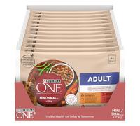 Purina ONE Mini <10kg comida húmeda perro pequeño Pollo&Pollo 48x85 g