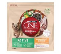 Purina ONE Mini <10kg pienso perro pequeño Active Pollo 6x1,5 kg