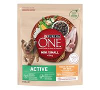 Purina One Mini Active - Comida para perros con pollo y arroz, 800 g
