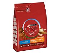 Purina One - Perro Junior - Rico en Pollo - 2,5 kg - Juego de 4