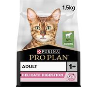 PRO PLAN Delicate Digestion Pienso para gatos adultos rico en cordero 1,5kg