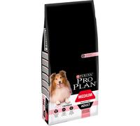 Pro Plan Sensitive Skin Medium - Pienso para perros adultos medianos con piel sensible - Salmón - Cantidad: 14 kg