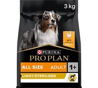 PURINA PRO PLAN ProPlan All Size Light/Sterilised pienso para Perro Adulto Cordero 4 x 3 Kg