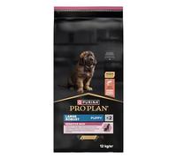 Purina Pro Plan | Cachorro de morfotipo Robusto | Piel Sensible | Alimento seco para Pieles sensibles | Formulado sin Trigo | Promueve un Pelaje Saludable y Brillante | Rico en salmón | Bolsa | 12 Kg