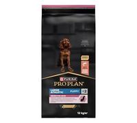 Purina Pro Plan | Cachorro morfotipo Atlético | Piel Sensible | Alimento seco para Pieles sensibles | Formulado sin Trigo | Promueve un Pelaje Saludable y Brillante | Rico en salmón | Bolsa | 12 Kg