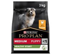 Purina Pro Plan Comida Seco para Cachorro Mediano con Optistart, Sabor Pollo - 3 Kg