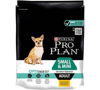 Purina Pro Plan Comida Seco para Perro Adulto Pequeños y Mini con Optidigest, Sabor Pollo - 700 g