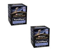 PURINA Pro Plan Forti Flora Masticable Perro | Envase Doble | 2 x 30 Comprimidos masticables | Alimento complementario para Perros de Todas Las Razas | Minimiza los trastornos gastrointestinales