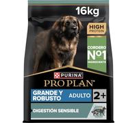 Purina Pro Plan Large Adult Robust Digestion Pienso para Perro Grande Adulto, Digestión Sensible con Cordero, Saco de 16kg