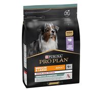 Purina Pro Plan Medium Large Adult Grain Free Pienso para Perro Mediano y Grande Digestión Sensible sin Cereales con Pavo, 4 bolsas de 2,5kg