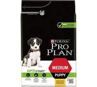 Purina Pro Plan Medium Puppy Start Pienso para Perro Mediano, Cachorro, Junior, Bebé con Pollo, 4 bolsas de 3kg