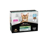 Purina Pro Plan Pack Gatos Esterilizados Sobres De Bacalao 10 X 85 Gr 10 X 85 Gr