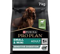 PURINA Pro Plan | Sensitive Digestión | Croquetas Completas para Perros Adultos pequeños | Promueve un Sistema digestivo Saludable |Rico en Cordero | Croquetas | Bolsa de 7 kg