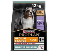 Pro Plan Optidigest Grain Free Pavo Perros Adultos Medianos Y Grandes 12 Kg