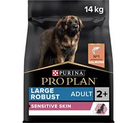 Purina Pro Plan Sensitive Skin, Large Adult Robust, Pienso para Perro Adulto Grande Robusto, Derma, Piel y Pelaje, comida seca con Salmón, 1 saco de 14kg