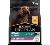 Purina Pro Plan Small Age+9 Pienso para Perro pequeño, Mini, Mayor, Senior con Pollo, 4 bolsas de 3kg