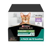 Purina Pro Plan Sterilised Mantainance - Comida húmeda para Gatos esterilizados, Pedazos en gelatina de Pescado del océano, 26 Bolsas de 85 g