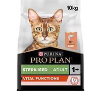 Purina Pro Plan Sterilised Vital Function - Pienso para Gatos Adultos Rico en salmón, 10 kg