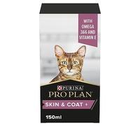 Purina Pro Plan Suplemento Gato para Piel, Pelaje, derma, aceite de pescado, salmón, con omega 3 150ml