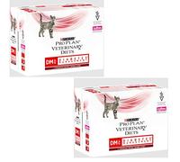 Purina Pro Plan Veterinary Diets DM Diabetes Management Carne DE Res | Paquete Doble | 2 x 10 x 85 g | Alimento Completo dietético para Gatos | para Regular el Suministro de glucosa