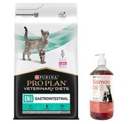 PURINA Pro Plan Veterinary Diets ES Gastrointestinal Gato 5kg & Lab-V Aceite de Salmón 100% 1000 ml