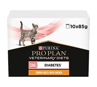 PURINA PRO PLAN VETERINARY DIETS FELINE DM Diabetes Management Sobres Pollo 10x85 g