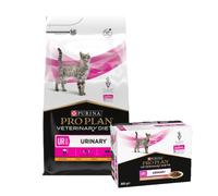 PURINA Pro Plan Veterinary Diets UR Urinary Cat 5 kg + PURINA Pro Plan Veterinary Diets UR Urinary Cat Salmón 10x85g