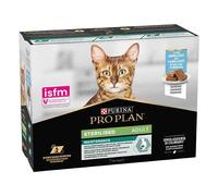 Purina Proplan NutriSavour Mousse Cabillaud Esterilizado 10x75g